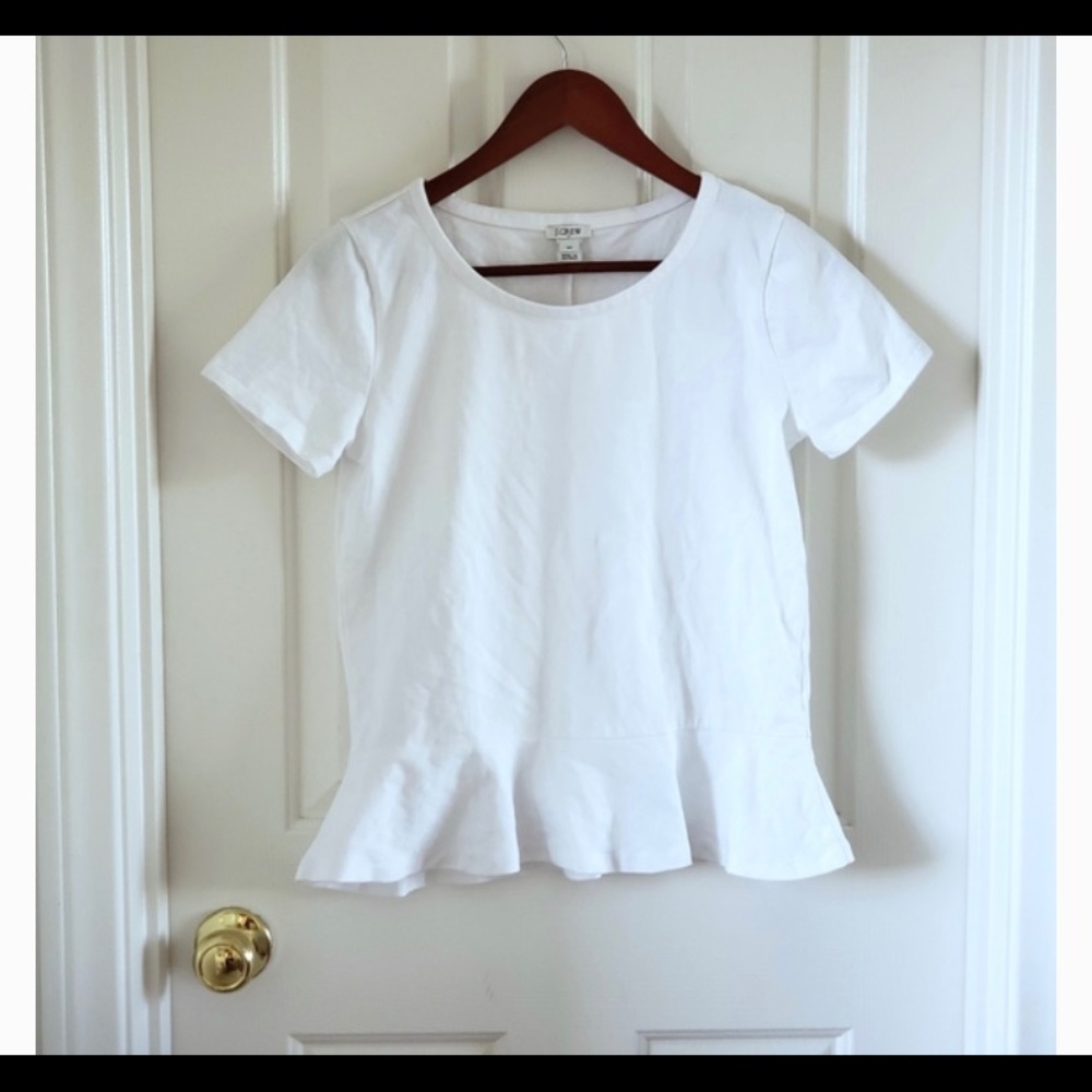 White jcrew top